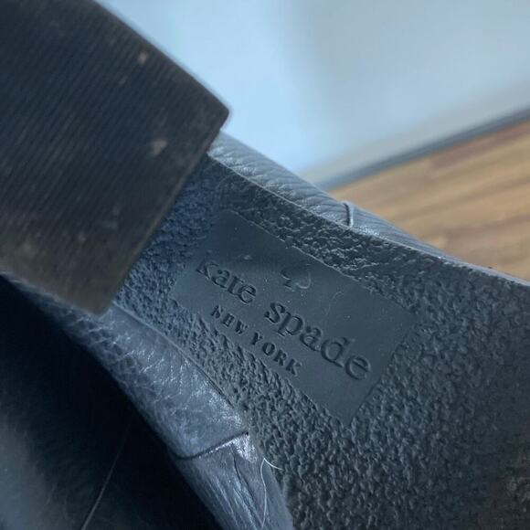 KATE SPADE New York Booties Mannie High-Heel Boots Black Size 7.5 Autumn Winter - Picture 11 of 11